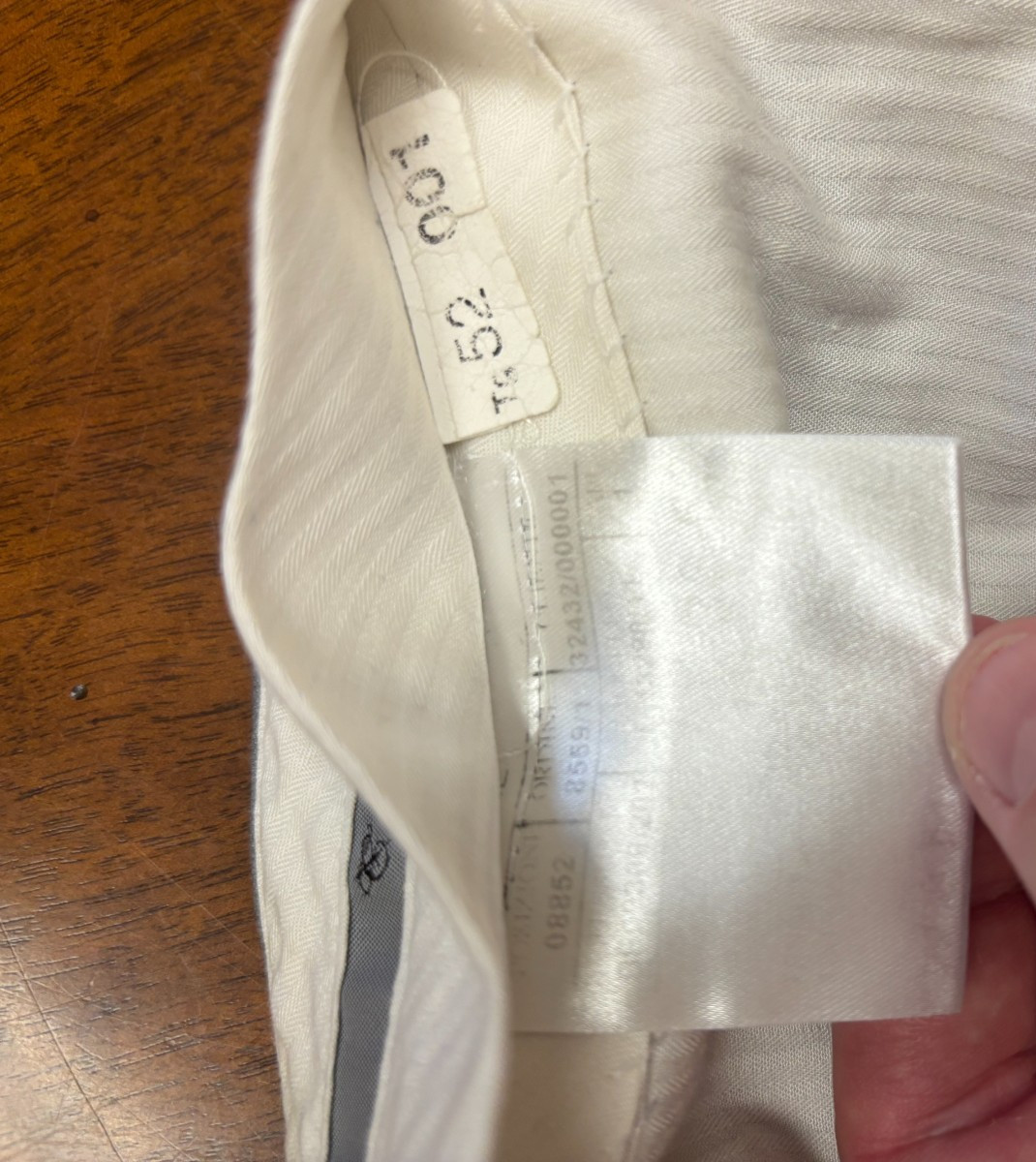 Canali 52L Gray Pinstripe Wool Suit 42L 36×34 Made Italy Bemberg Cupro