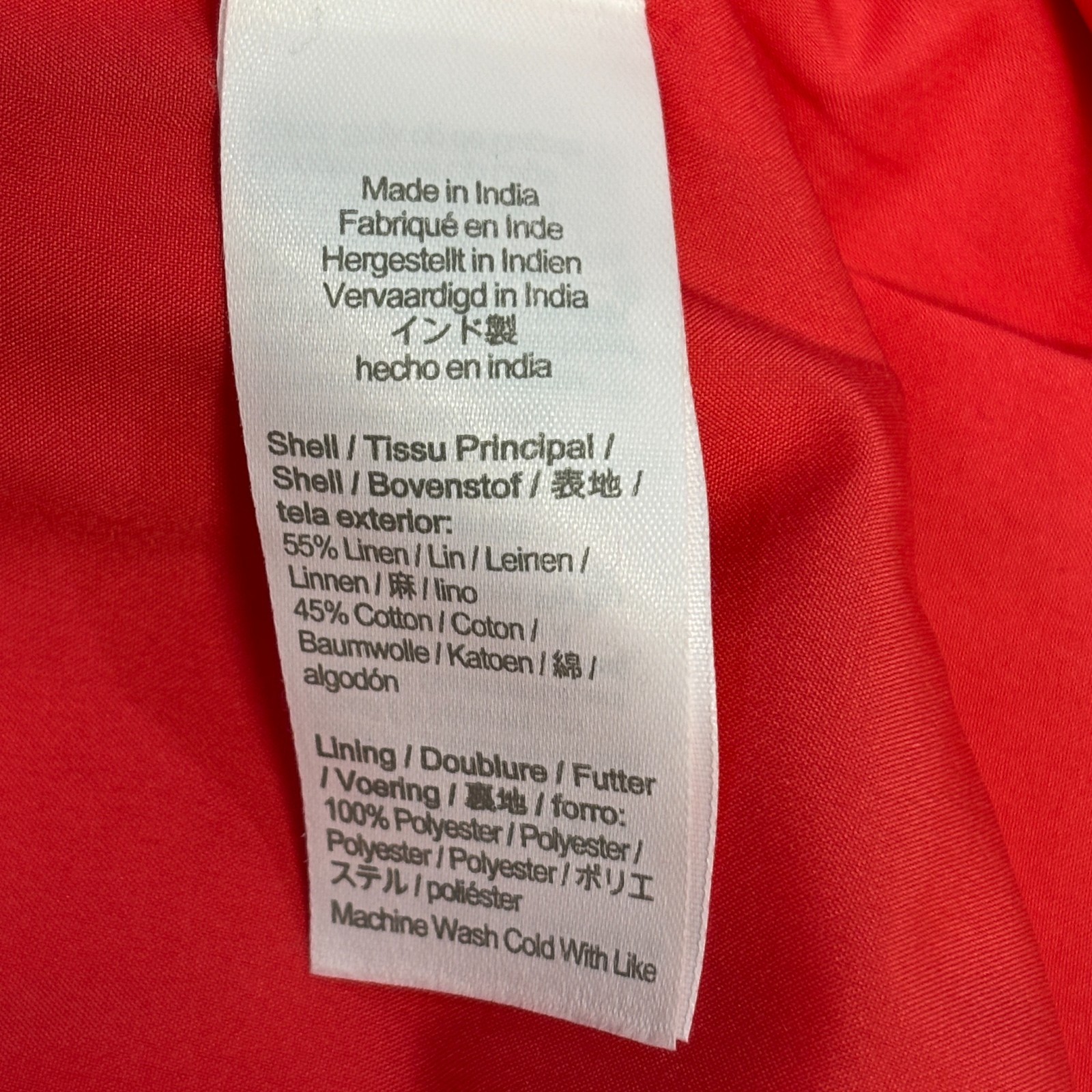NWT J. Crew Women Sleeveless Shift Dress Size 18 Linen Blend SP24 C086 -11
