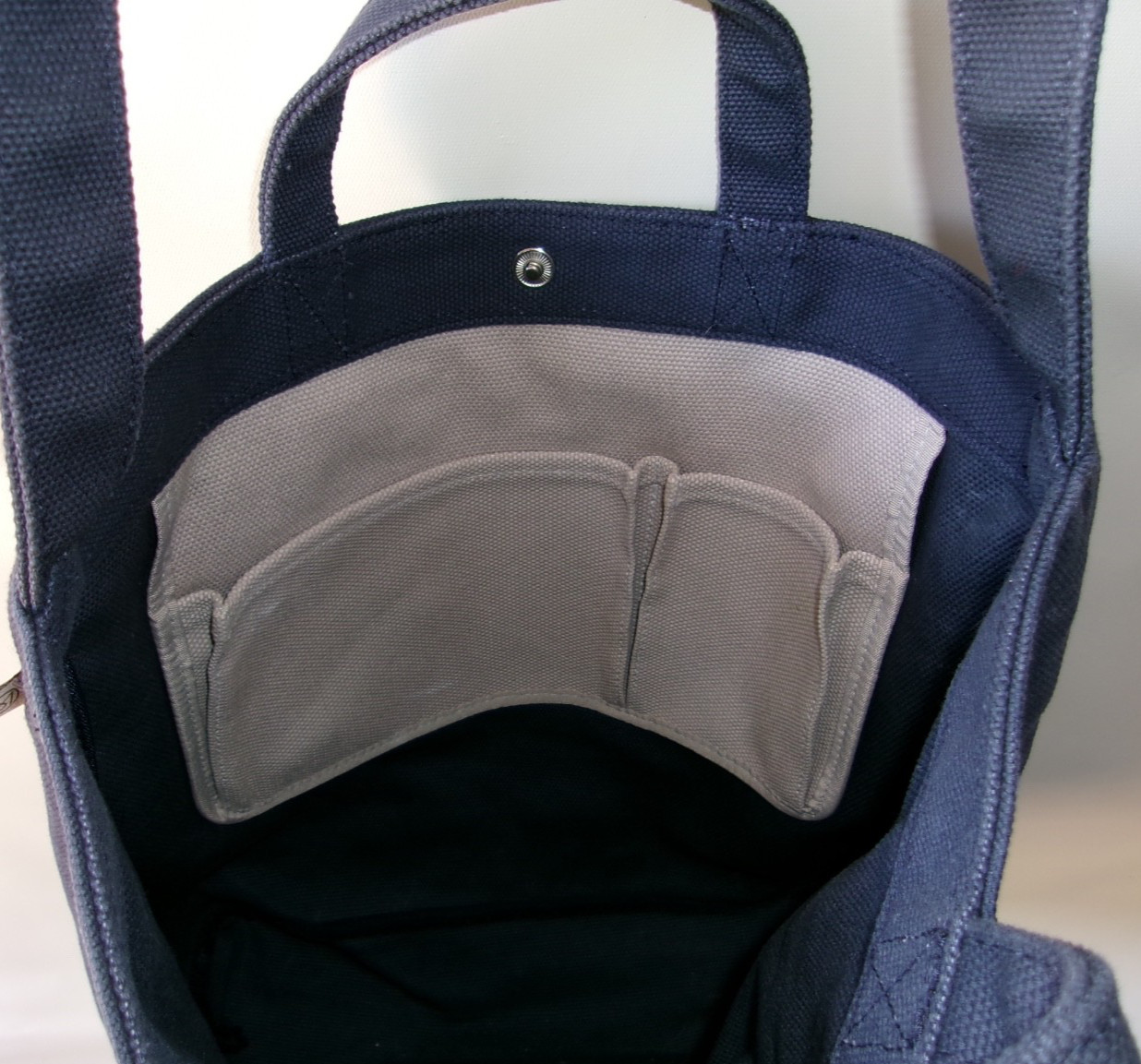 Monocle Blue Canvas Tote Bag w/ Shoulder Strap 15×13 – Used – Normal Wear