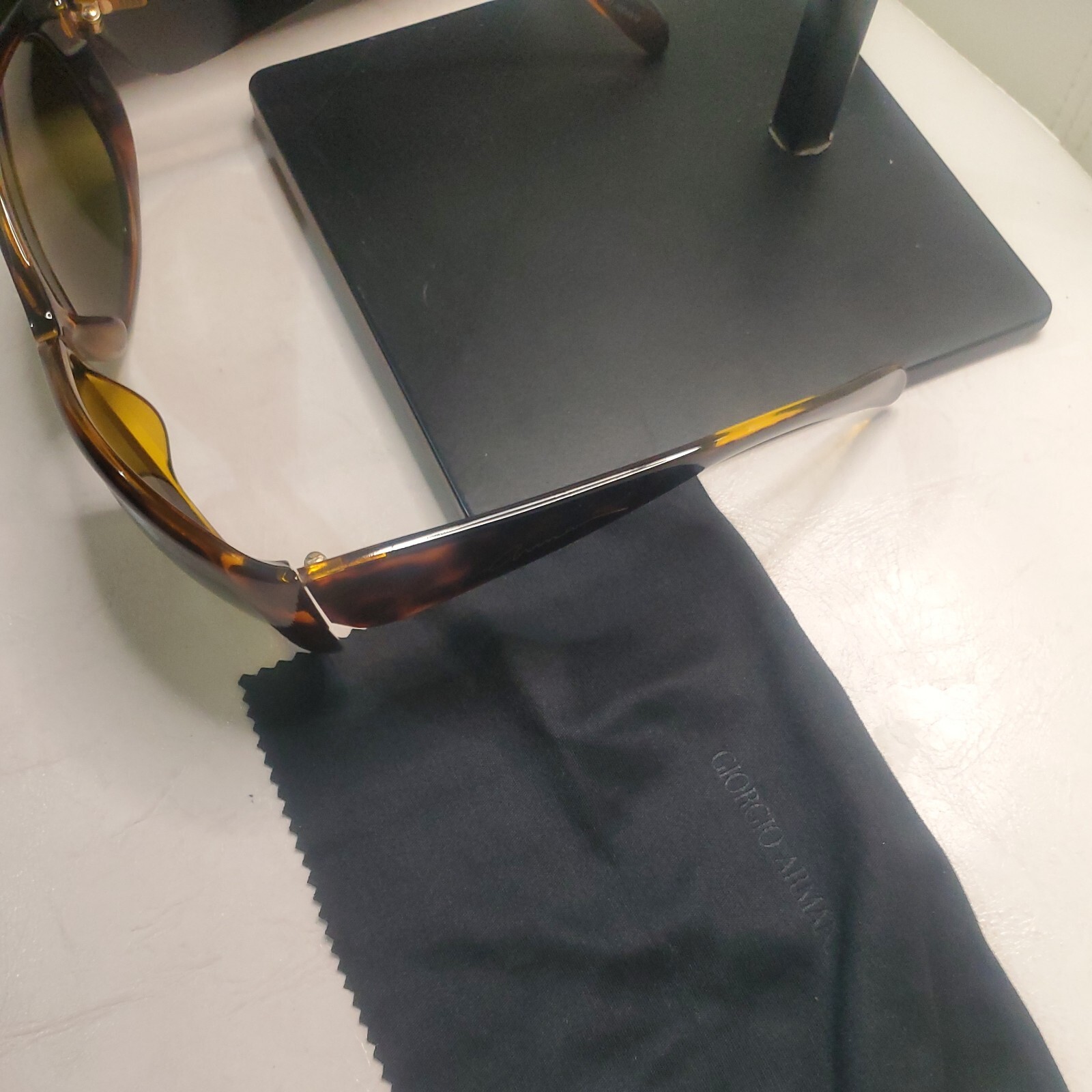Preowned Giorgio Armani Sunglasses. Wide High Bridge Fit.
