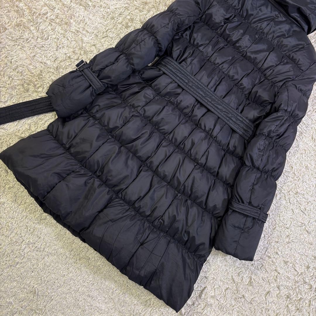 Burberry London Blue Label Check Pattern Down Coat