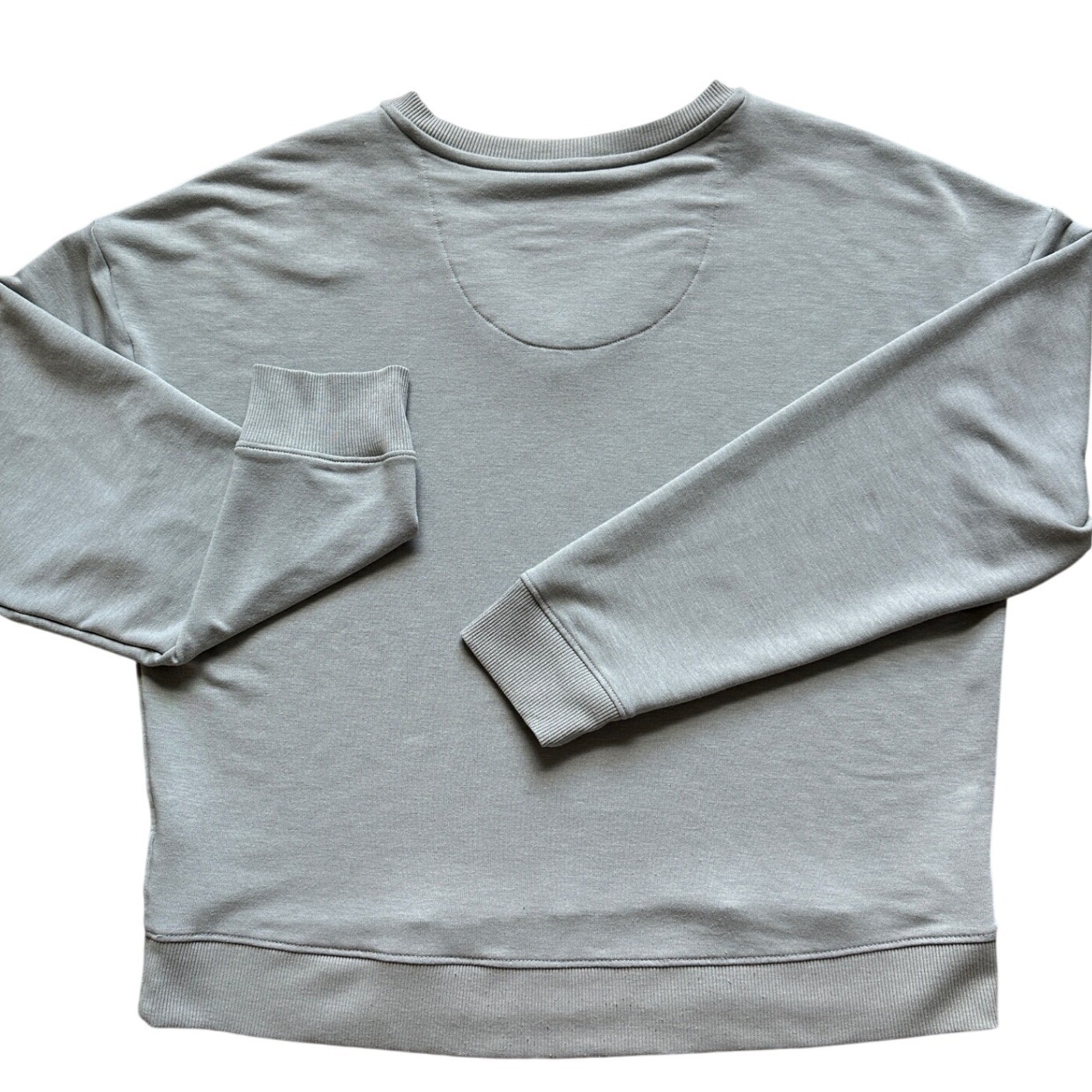 Freely V-Neck Relaxed Sweatshirt XL Gray Lightweight Comfy Sustainable Fabric