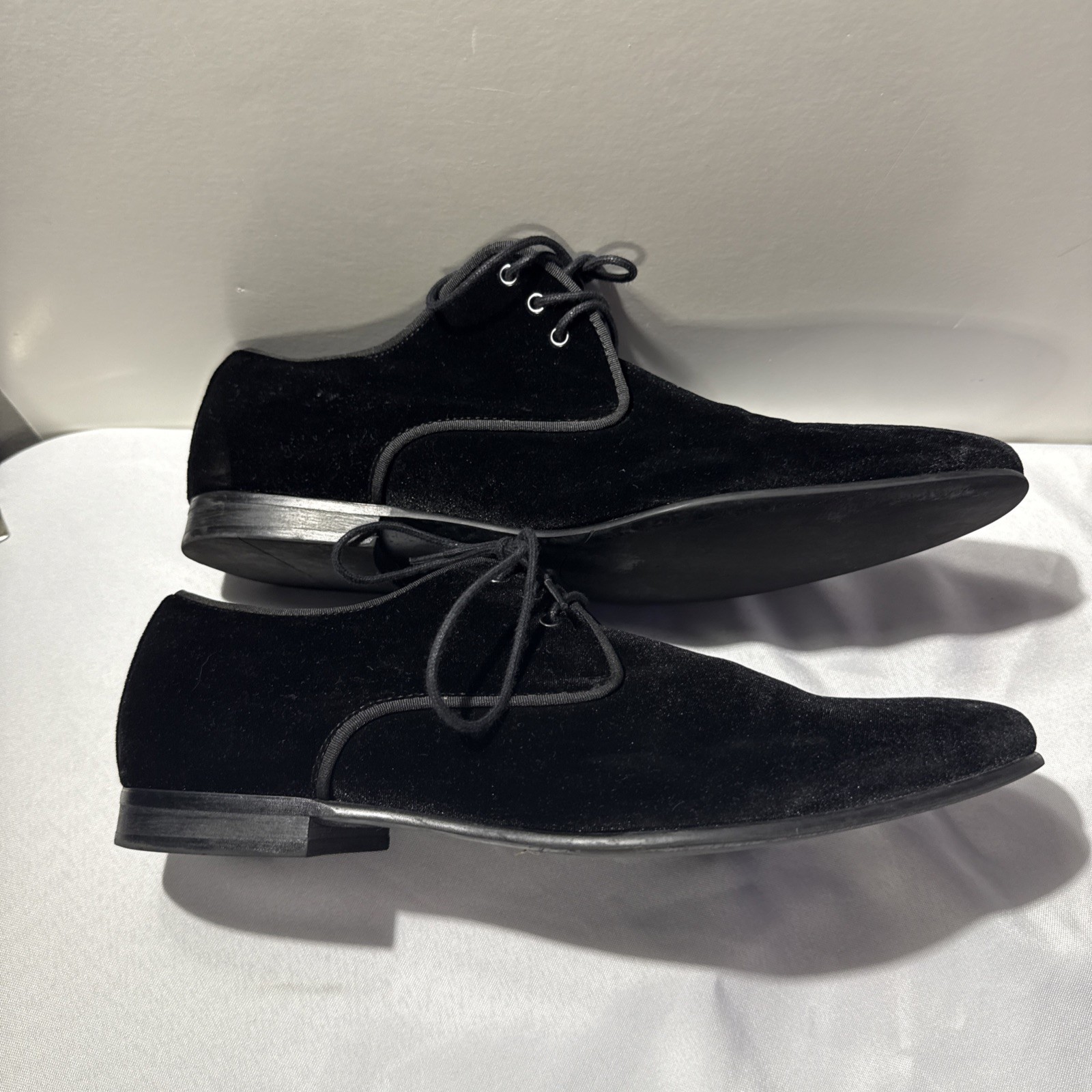 Steve Madden Loredo Black Velvet Men’s Size 11 Dress Shoes