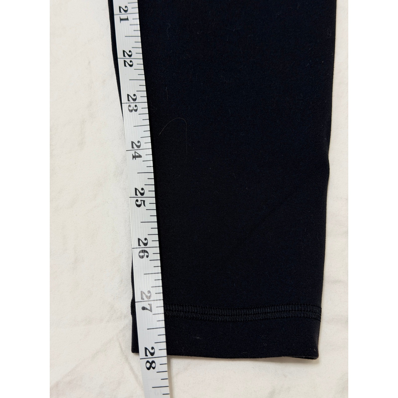 Lululemon Align Pant 28″ Black Yoga Leggings LW5CTES Size 4- FLAWED
