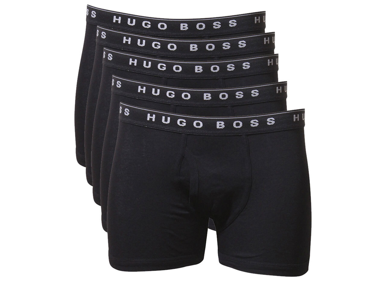 Hugo Boss Men’s Boxer Briefs Underwear 5-Pairs Black