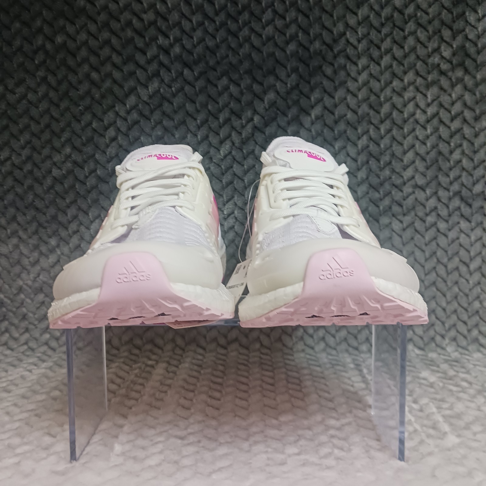 Adidas Ultraboost CC_1 DNA ClimaCool Men’s Running Shoes White Clear Pink Sz 6.5