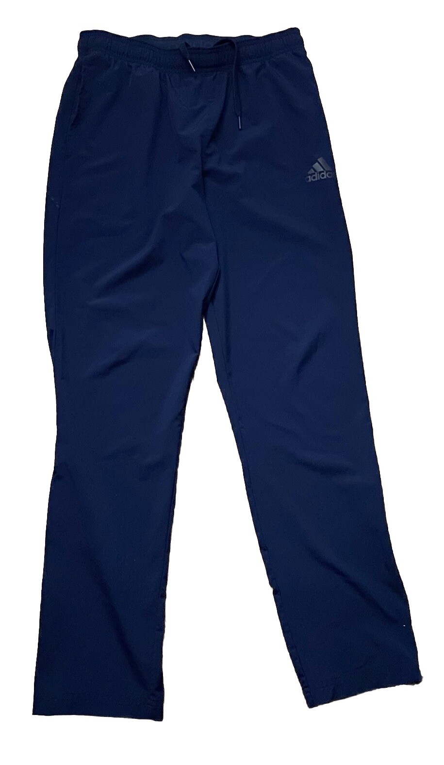 ADIDAS Men’s Polyester Spandex Blend Blue Jogging Pants