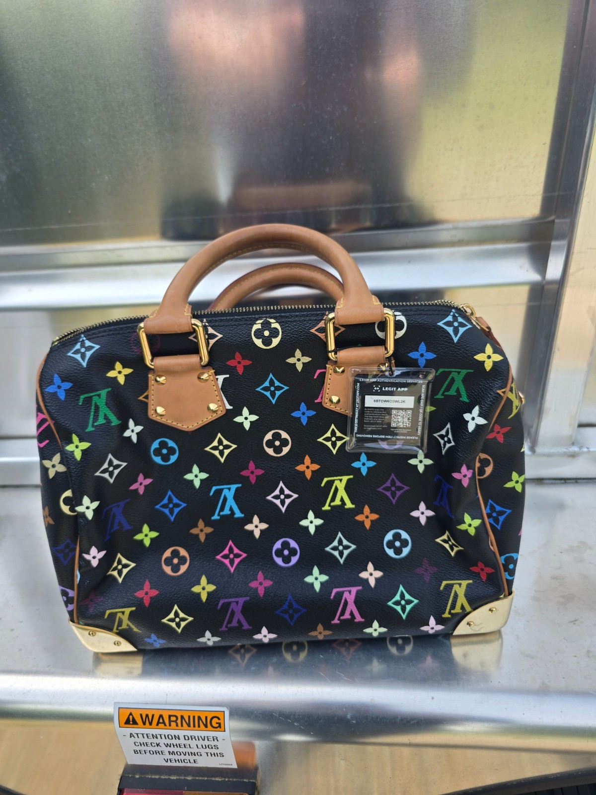 Louis Vuitton Takashi Murakami Speedy 30 Noir Bag Multicolor Black Monogram