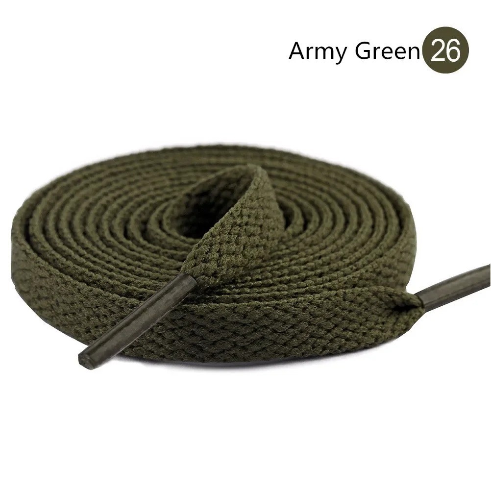 1 Pair Flat Shoelaces Replacement Shoe Laces for Sneakers Casual Sports Shoes