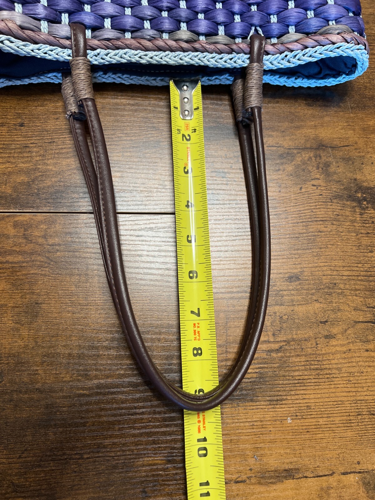 Hand Dyed Cornhusk Shoulder Bag, Fully Lined, Snap Closure. New Without Tags.