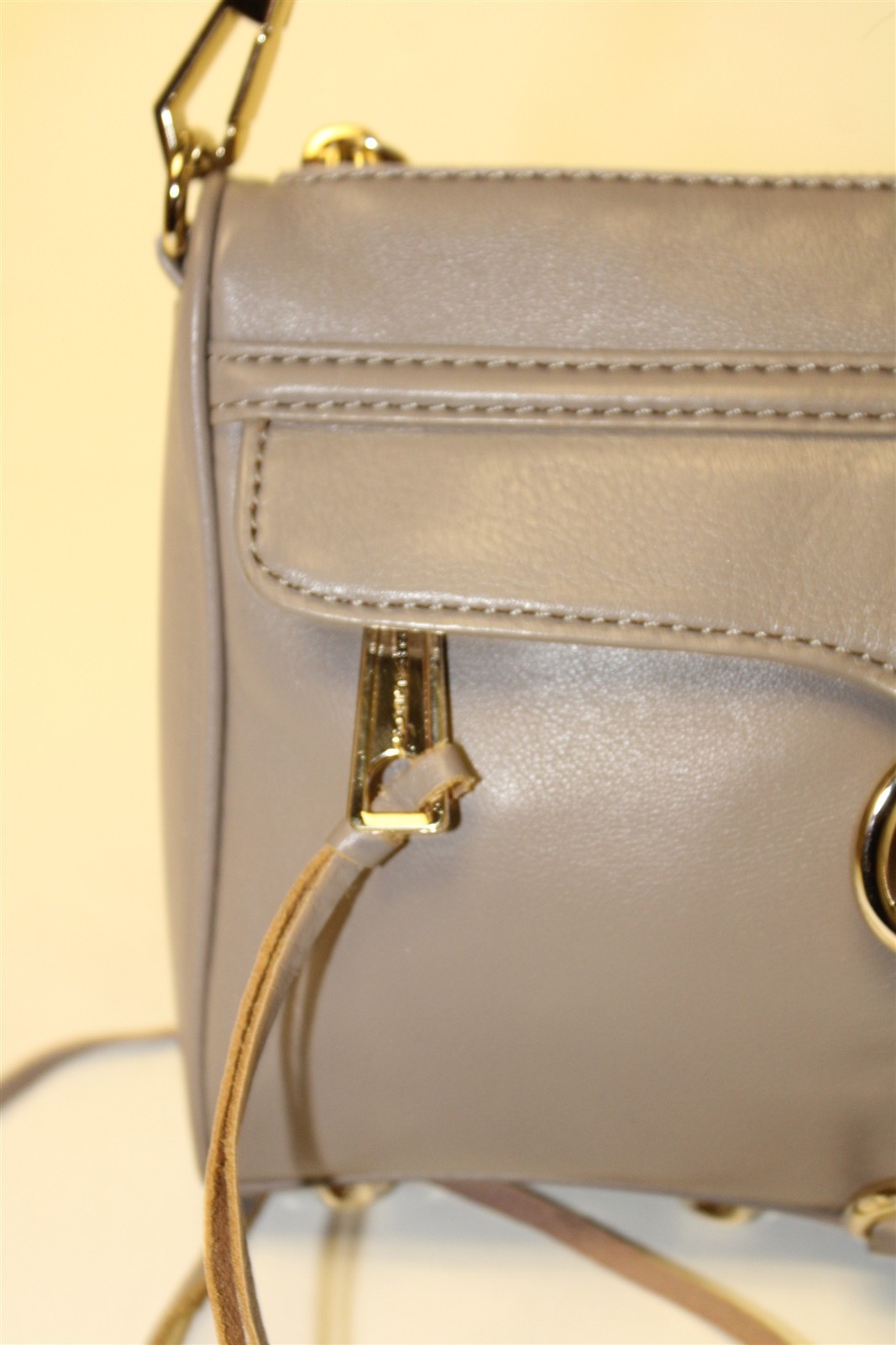 Rebecca Minkoff Mini MAC Convertible Crossbody Bag Leather Shoulder Satchel