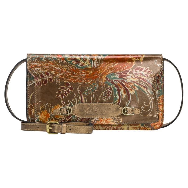 #Patricia Nash Monta Leather Crossbody – Antique Bronze ($159 RETAIL)