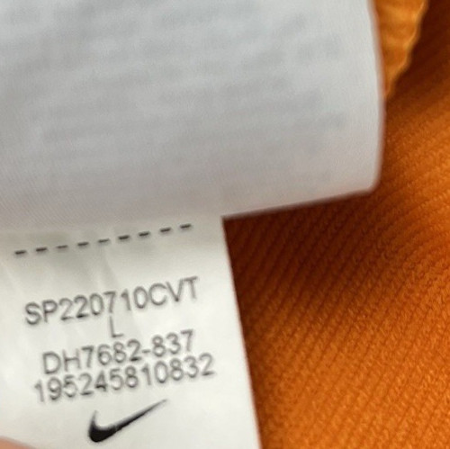 FC Barcelona Nike 21/22 Strike Drill Top Mens Large Orange Dry-Fit Quarter Zip