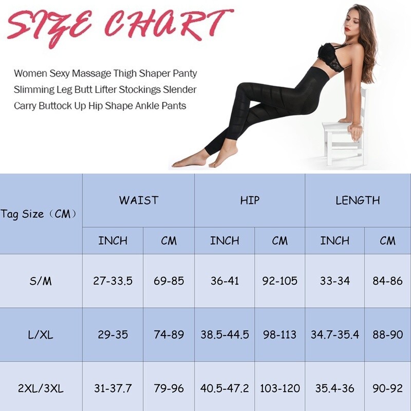Women High Waist Anti-Cellulite Compression Leggings Leg Slimming Body Shaper