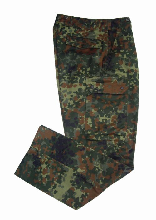 German Flecktarn Combat Pants – Camo Cargo Army Military Trousers New