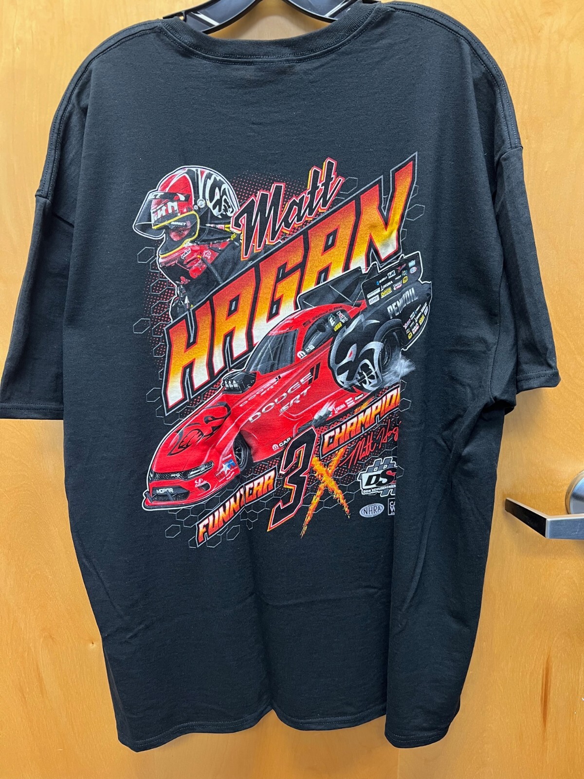 MATT HAGAN FUNNY CAR 3X CHAMPION T-SHIRT SIZE X-LARGE