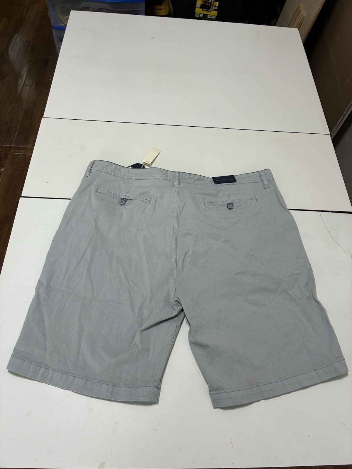 Halsey 44 Sport Shorts 42 Blu Slate Theodore Honey Comb Stretch Chino 10″ Inseam