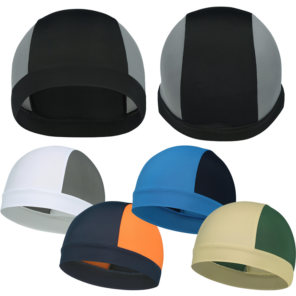 Cooling Skull Caps Helmet Liner Beanie Cap Sweat Wicking Cycling Hat Men Women