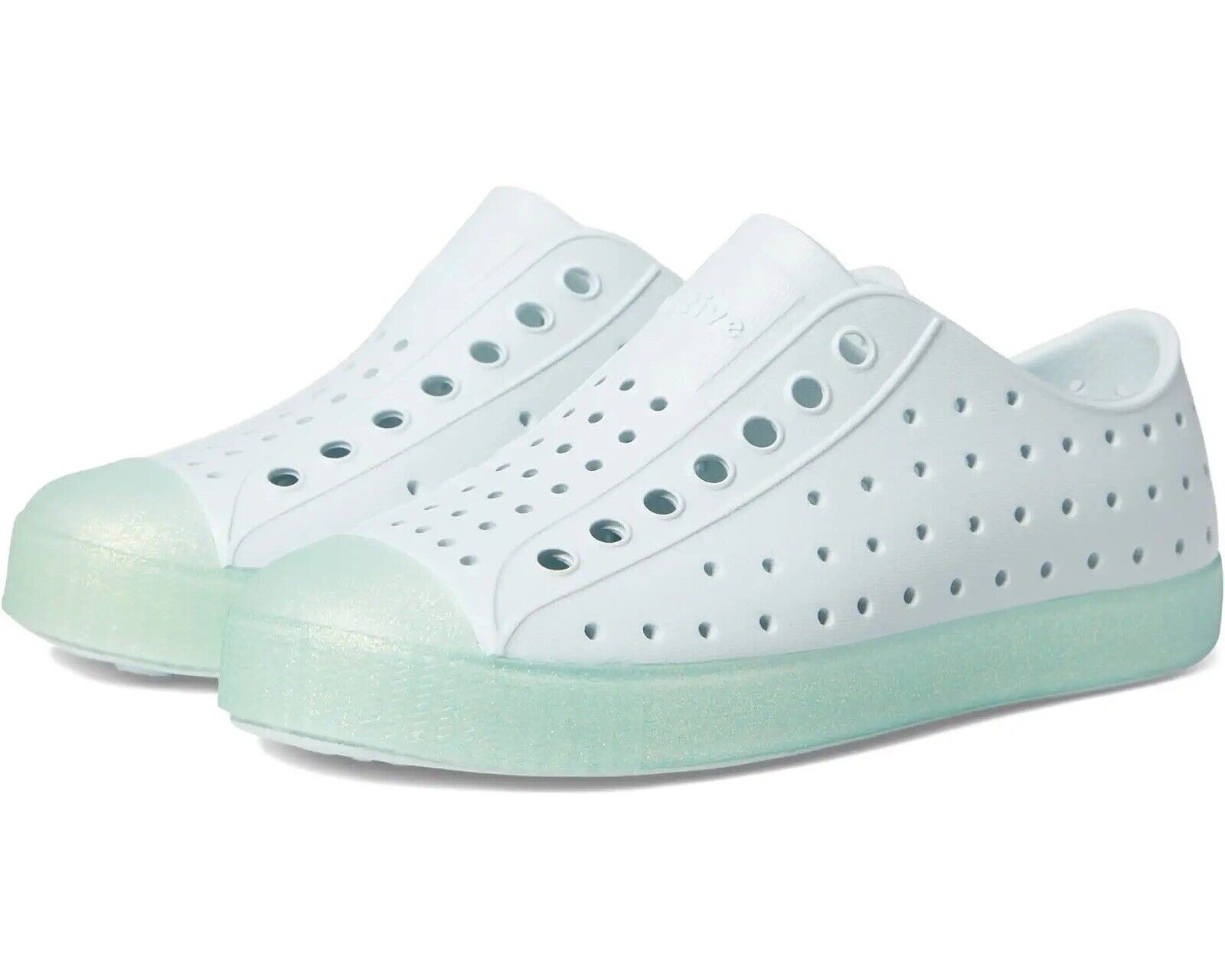 NATIVE Jefferson Bling Shoes Toddler Kids Girls Coastal Blue Saba Bling C11 11