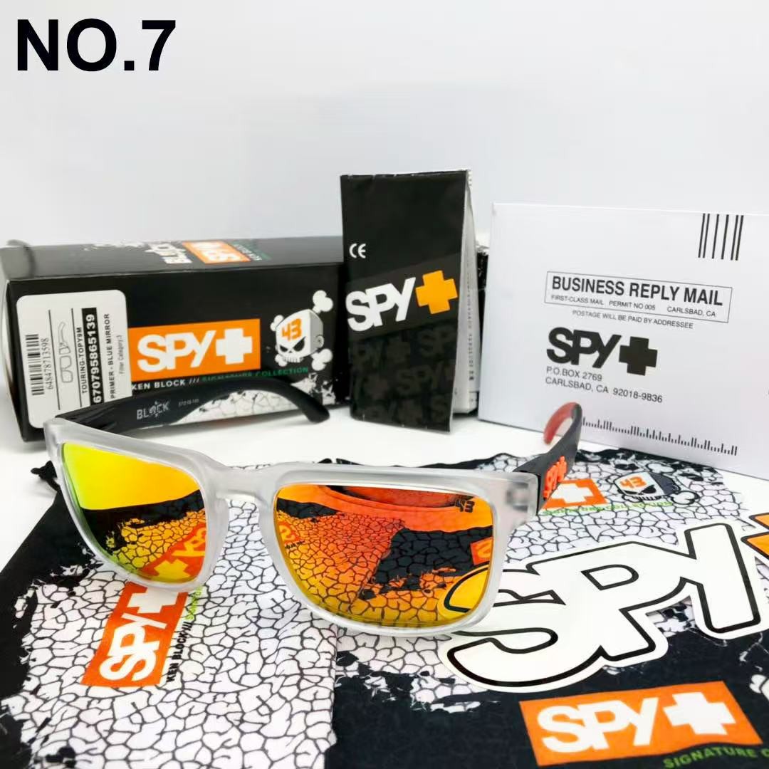 New Spy Polarized Sunglasses Men Classic Ken Block Unisex Square Original Box.