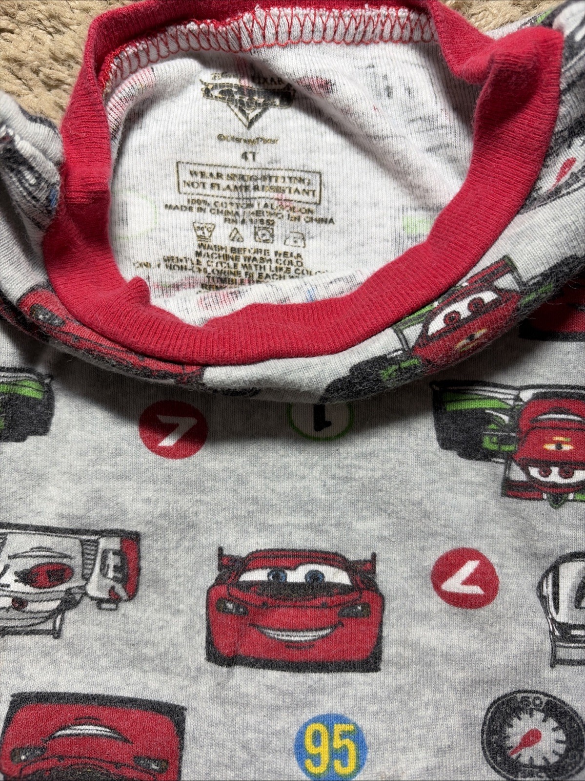Boys Cars Character And Transformers Character Pajamas Set Of 2 Size 4T