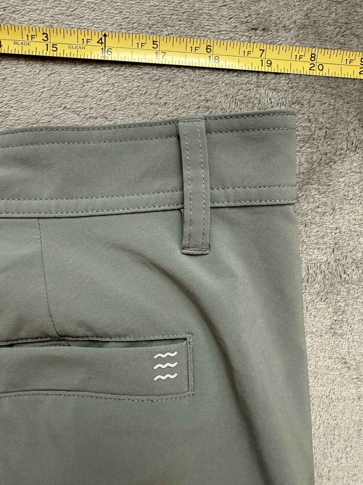 Free Fly Shorts Mens 38 Gray Lightweight Performance Stretch 7.5″ Inseam Hybrid