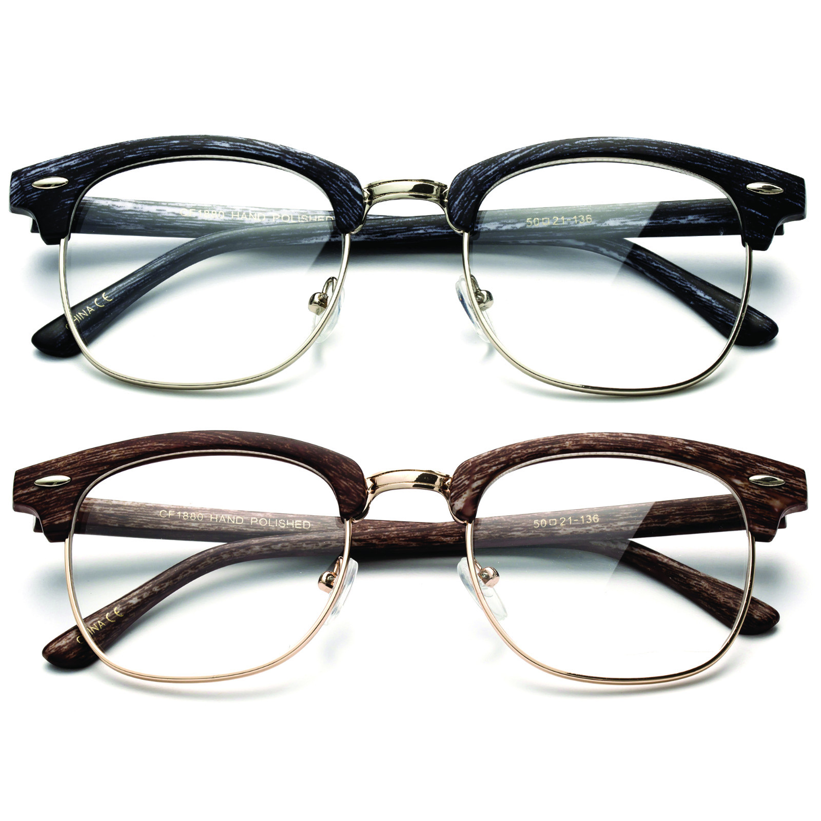 Interview Smart Clear Lens Glasses Fake Vintage Nerd Geek Retro Hipster UV 100%