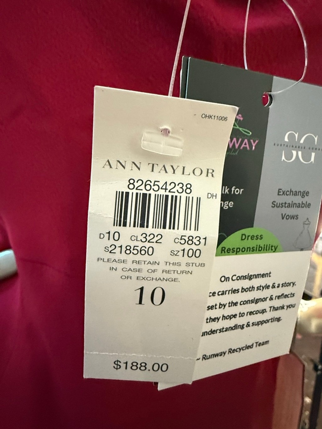 Ann Taylor 100% Silk Berry Satin Midi Slip Dress NWT Size 10 Lined Wedding Guest