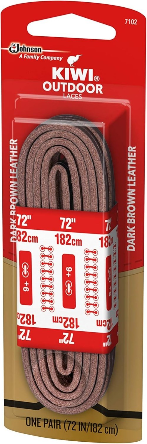 72-Inch Brown Leather Laces – Perfect for Repairs & Custom Use