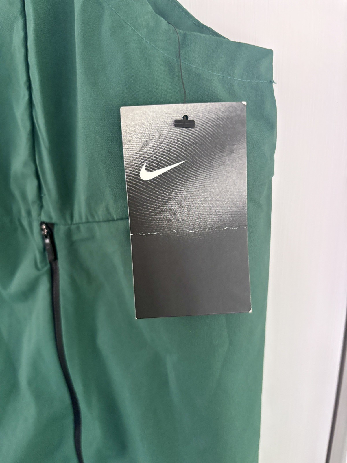 Nike Vest Large Green Alpha Fly Rush Hooded Athletic Pullover Zip NWT