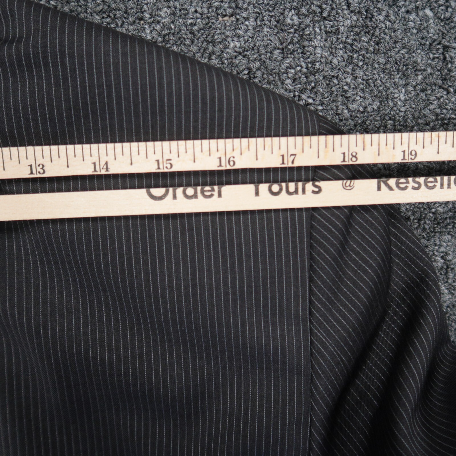 Todd Snyder Blazer Mens 40R Gray Mayfair Fit Wool Pinstripe Sport Coat Jacket