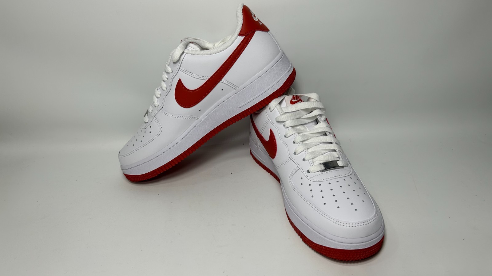 [TARIFF-FREE] Nike Air Force 1 Low Dragon Red Men Sz 9-11-11.5-13 Wht FJ4146-106