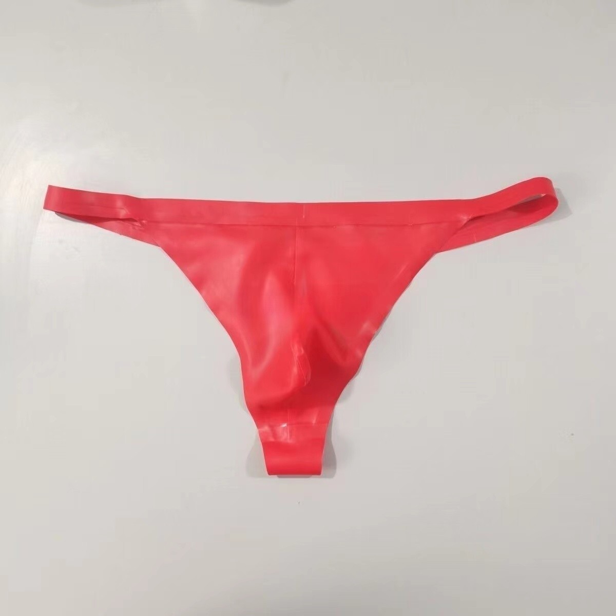 US Latex Underpants Mens Rubber Briefs Underwear thong sissy Handmade 0.4mm BDSM