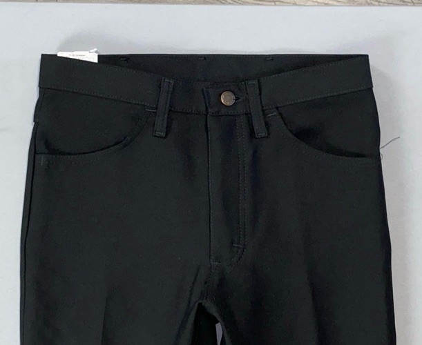 Wrangler Vintage Rancher Boot Jeans Easy Care Polyester Pants. Black, 28X32. NWT