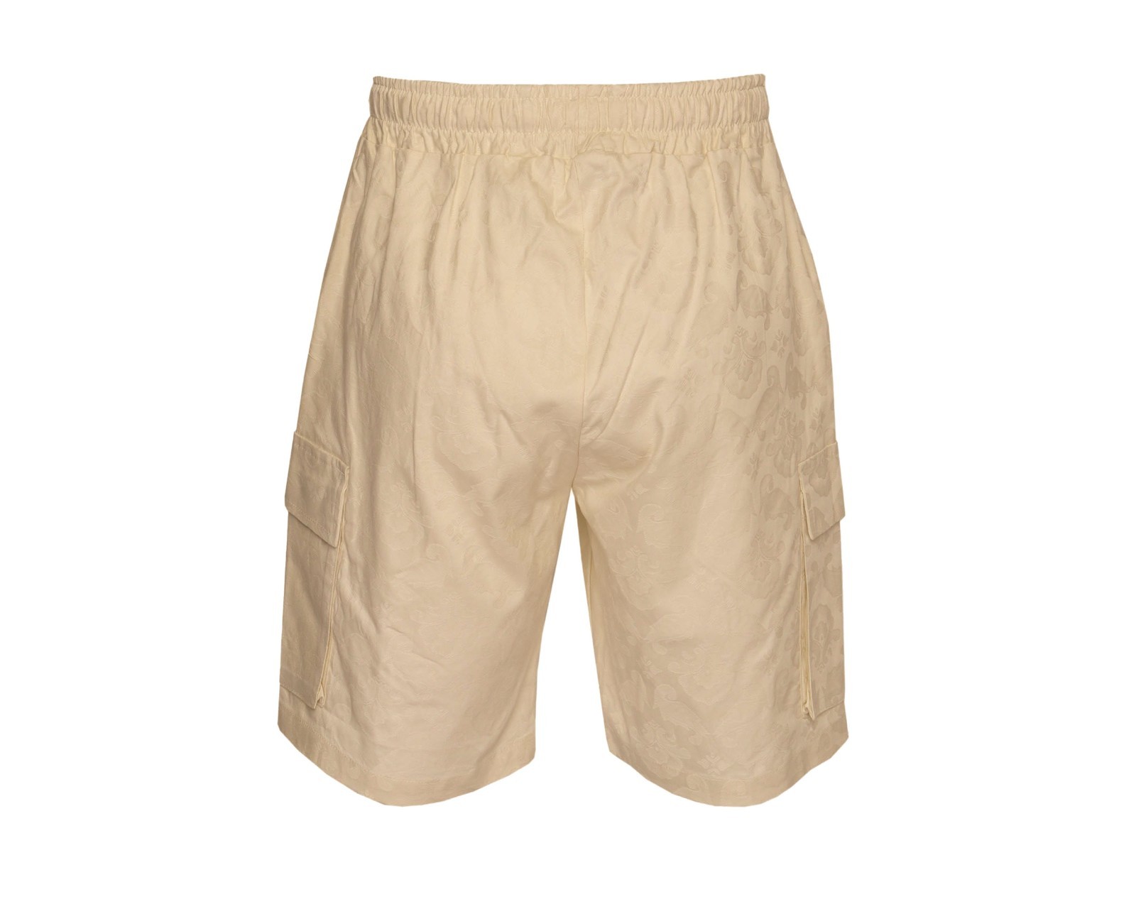 NWT EZZELINO SHORTS stretch cotton paisley drawstrings luxury Italy S