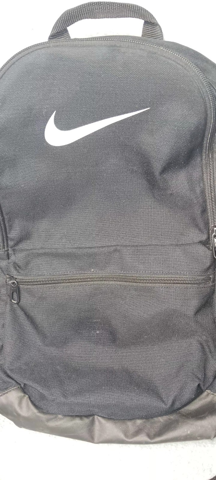 Nike Brasilia Backpack Black White Swoosh Medium 24L School Gym Bag Training