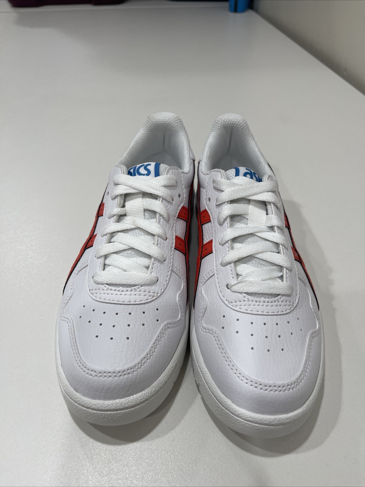 ASICS Japan S White/ True Red Size 4