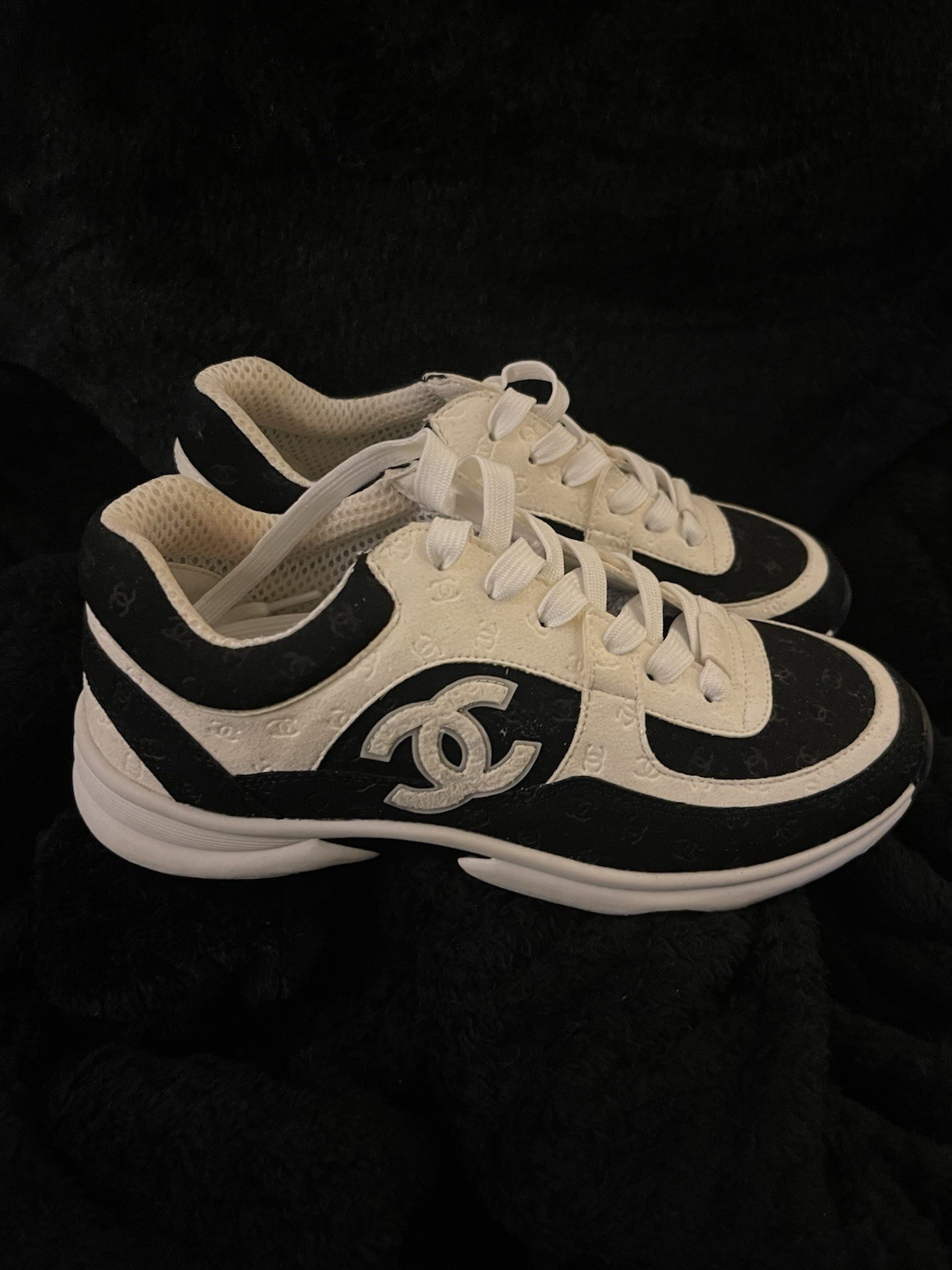 White And Black CC Shoes
