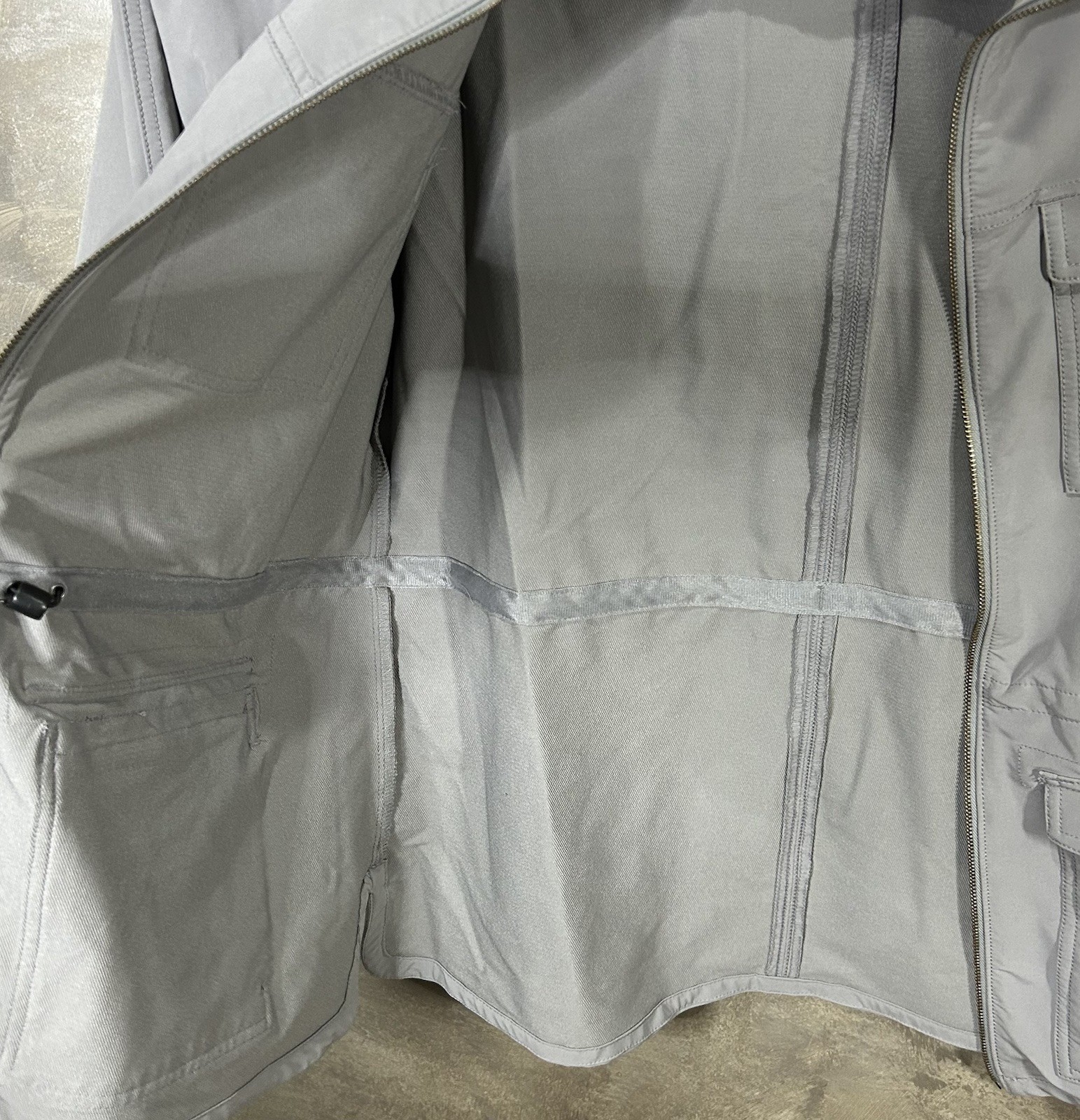 COLUMBIA Women Bomber Jacket Coat Size XL Gray Sport Coat Pockets