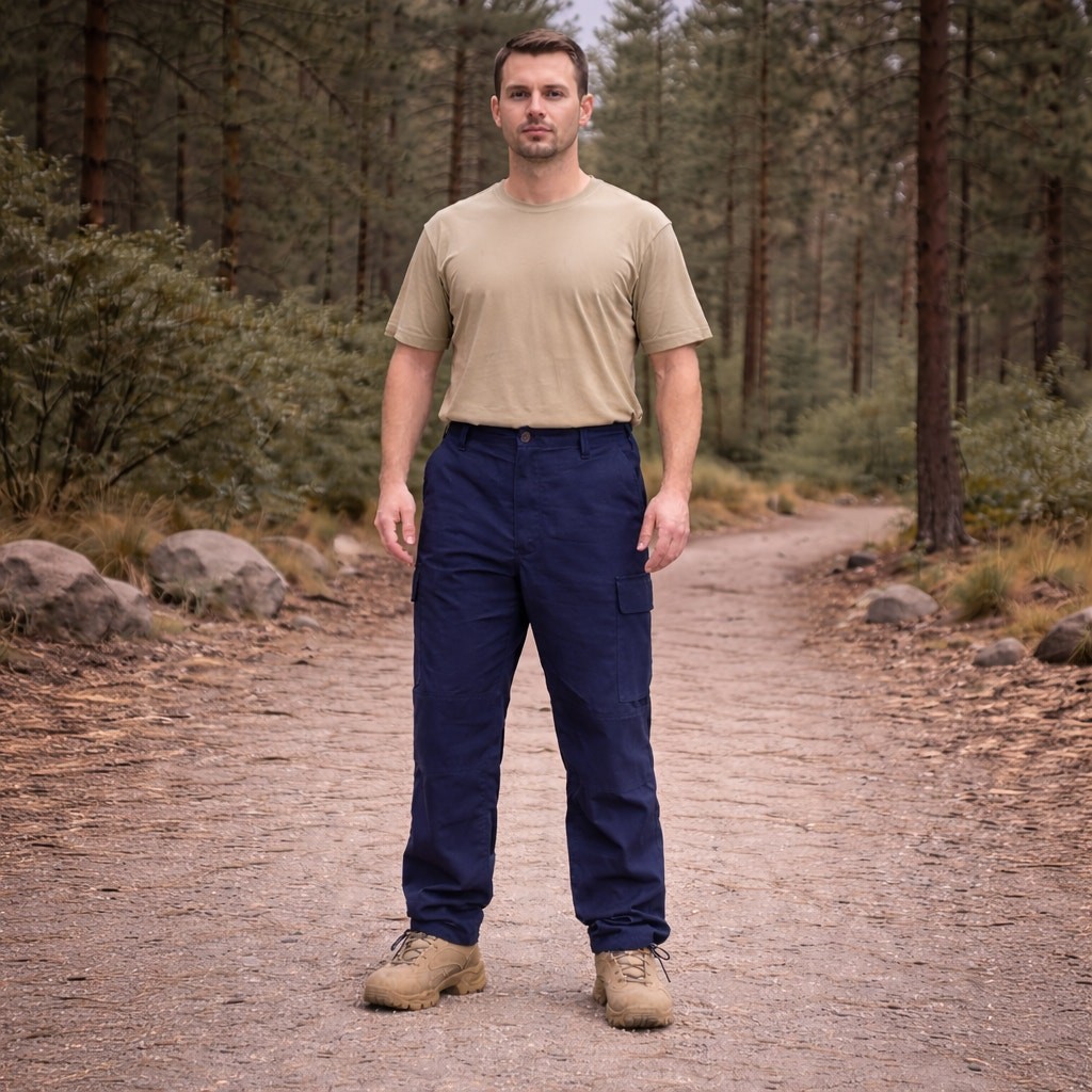 C22 Tru Spec Cargo Pants Adjustable Tactical XL Regular Blue