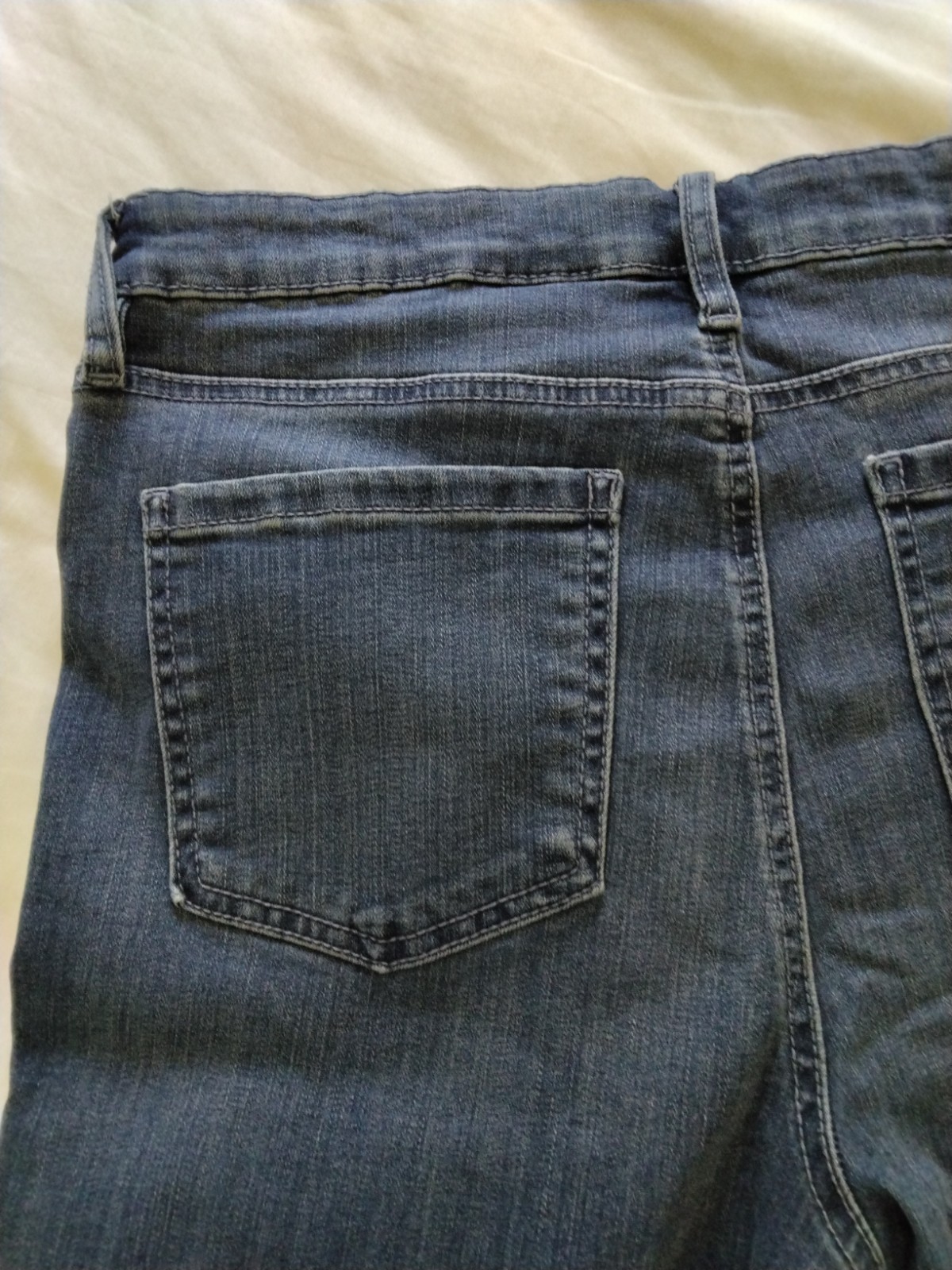 Buffalo David Bitton Alyssa High Rise Straight Leg Jeans Dark Wash 6/28 Indigo