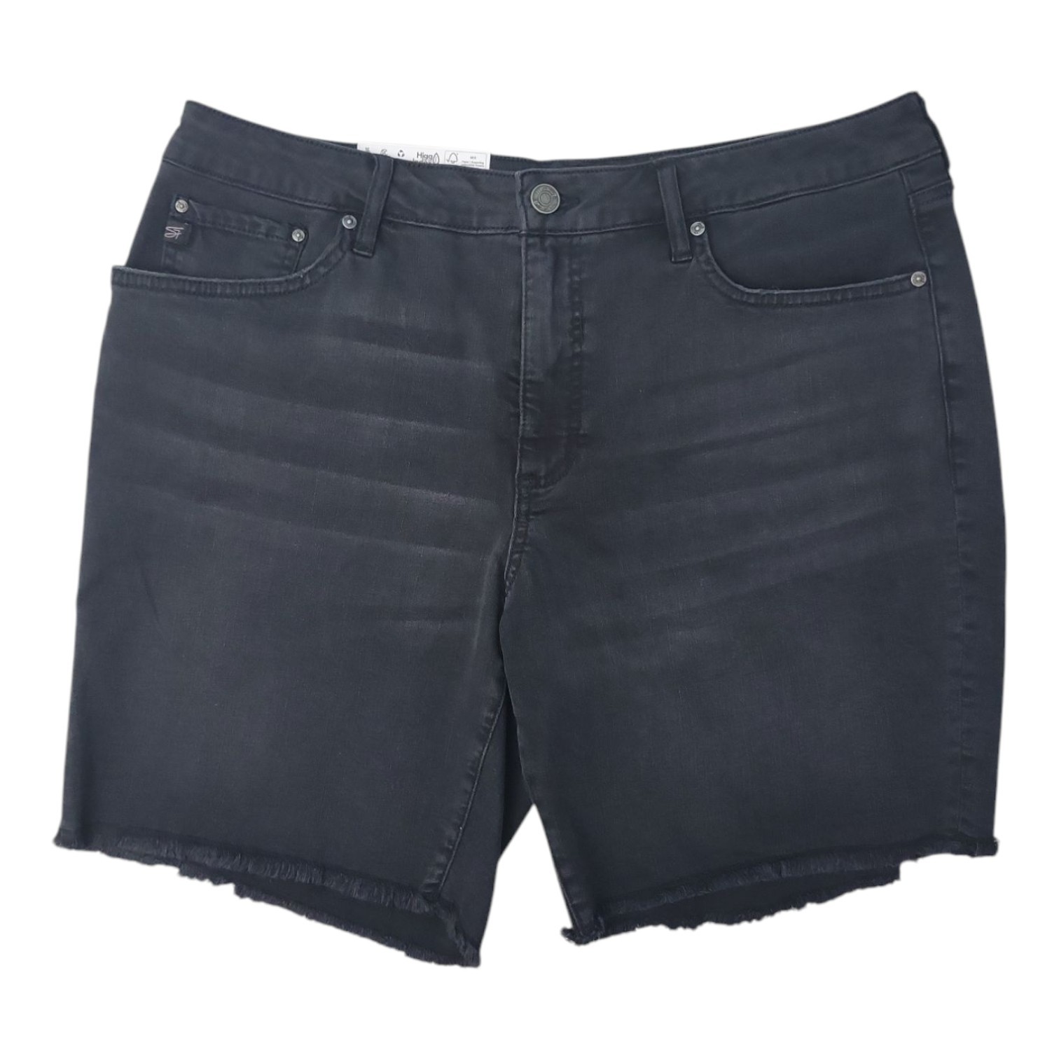 Seven7 Women’s Bermuda Mid Rise Stretch Denim Short