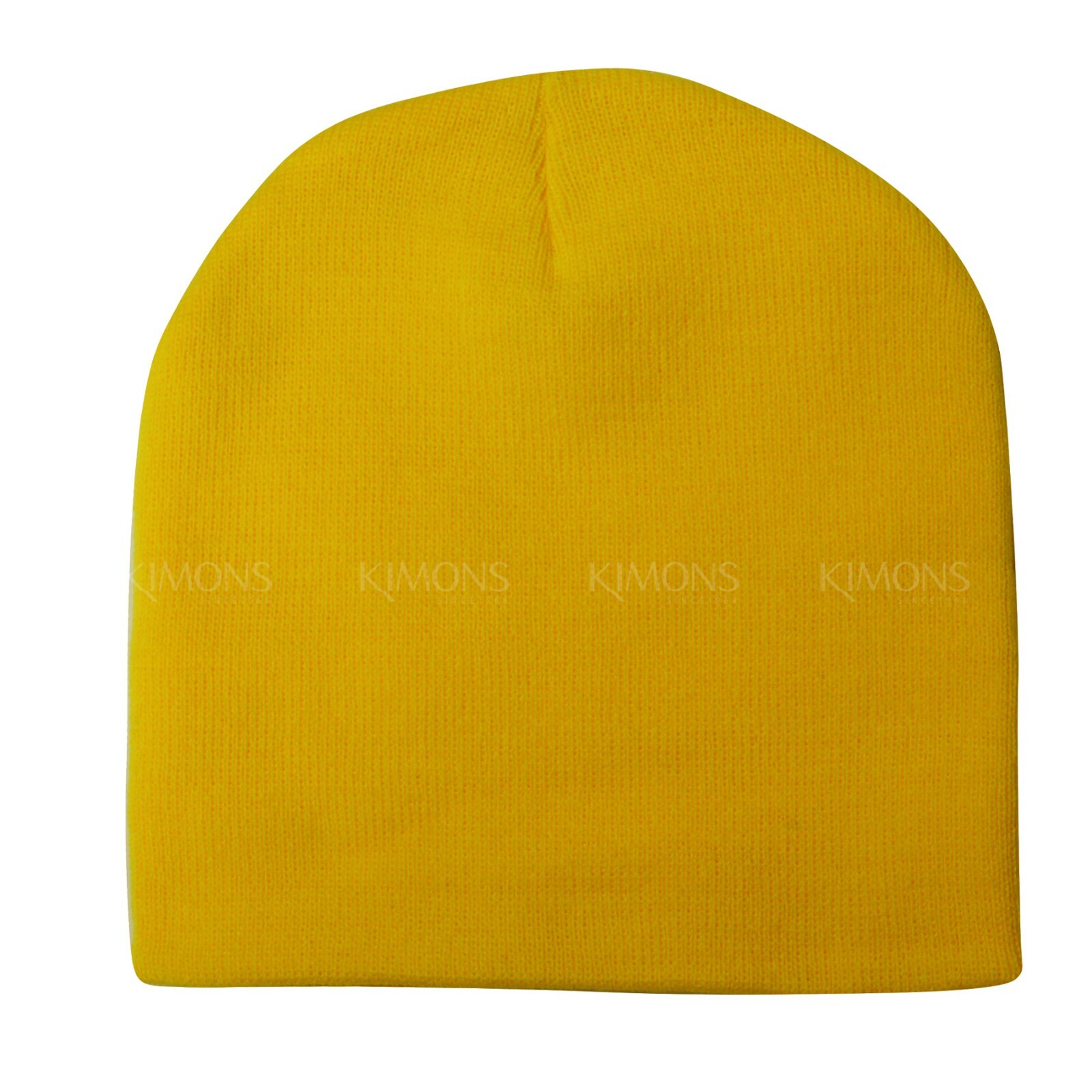 Short Beanie Cuff Plain Knit Hat Winter Solid Cap Slouchy Skull Ski Men Woman
