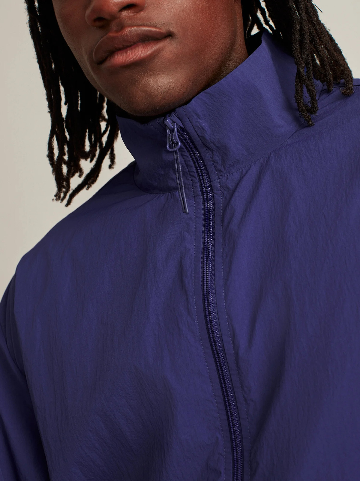 Men’s and Big Men’s Full Zip Nylon Windbreaker, up to 3XL