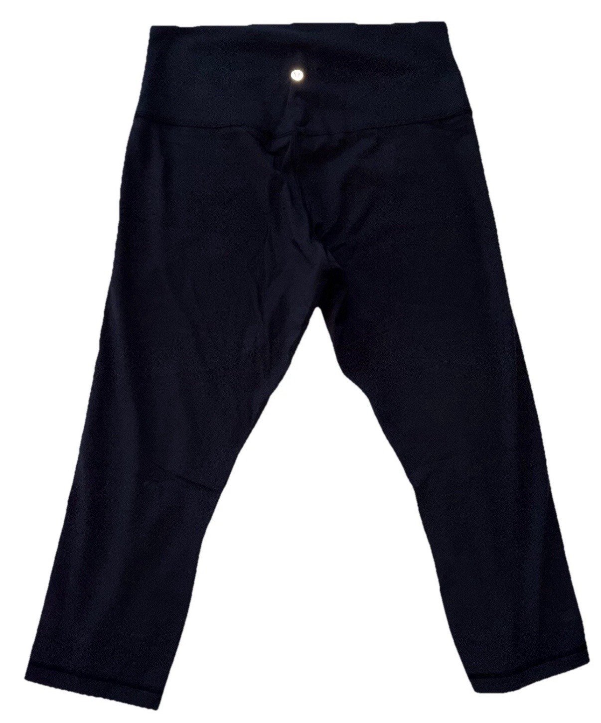 NWT🖤LULULEMON🖤SIZE 12🖤ALIGN HIGH RISE 21” CROP PANT🖤AUTHENTIC🖤BLACK🖤 NULU