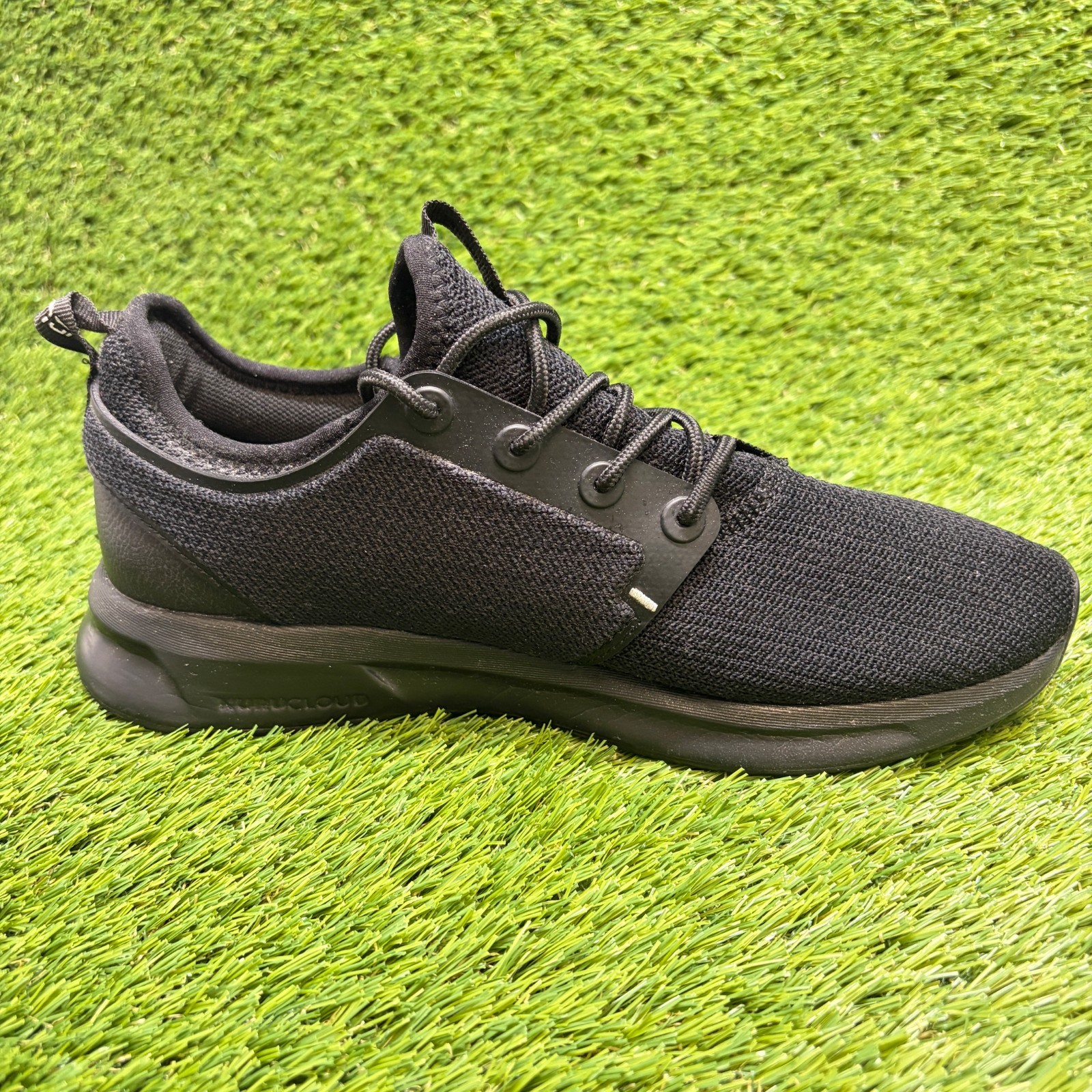 Kuru Atom Mens Size 9 Black Athletic Running Walking Waterproof Shoes Sneakers