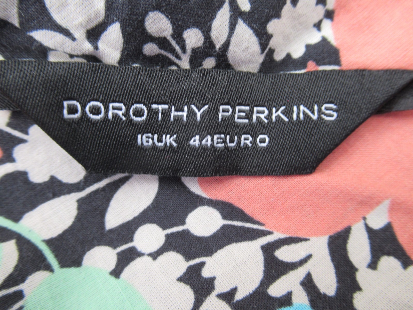 Dorothy Perkins Floral Cotton Blouse, Size 16