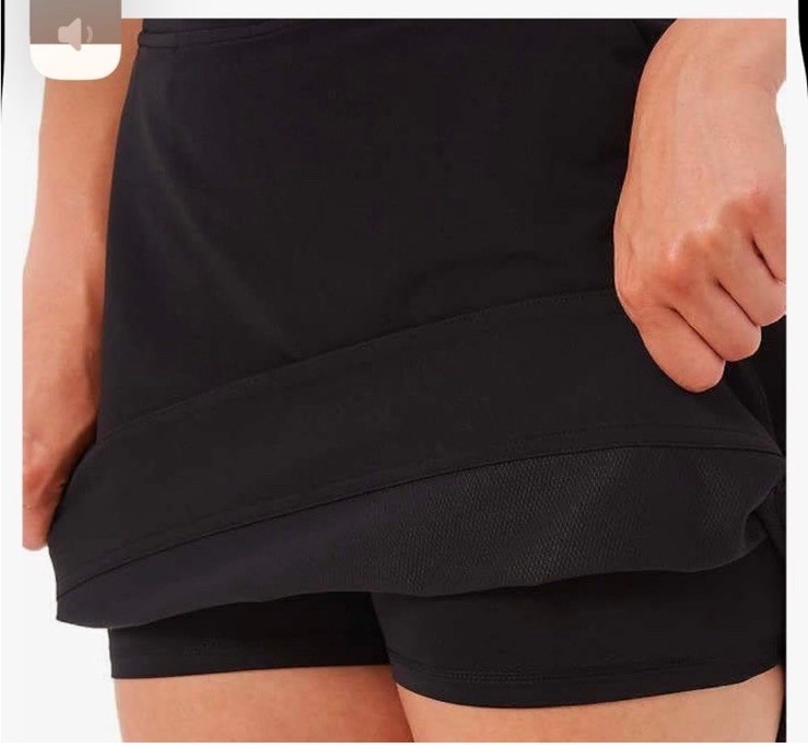 32 Degree Cool Black Athletic Skort. Size XXL.