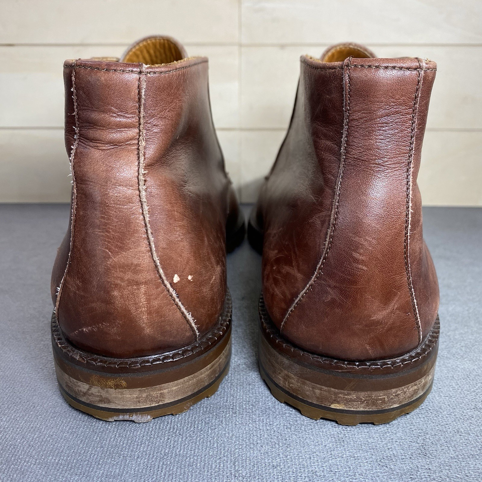 Bostonian Florentine Chukka Boots Brown Leather Men’s Size 10.5 M Shoes