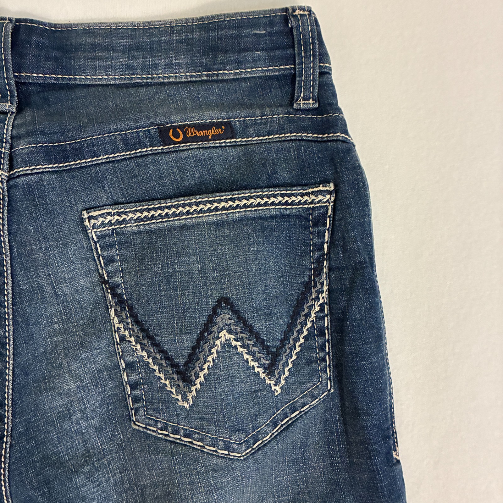 Wrangler Willow Ultimate Riding Jeans Womens Size 11×32 Bootcut Cowgirl Ranch